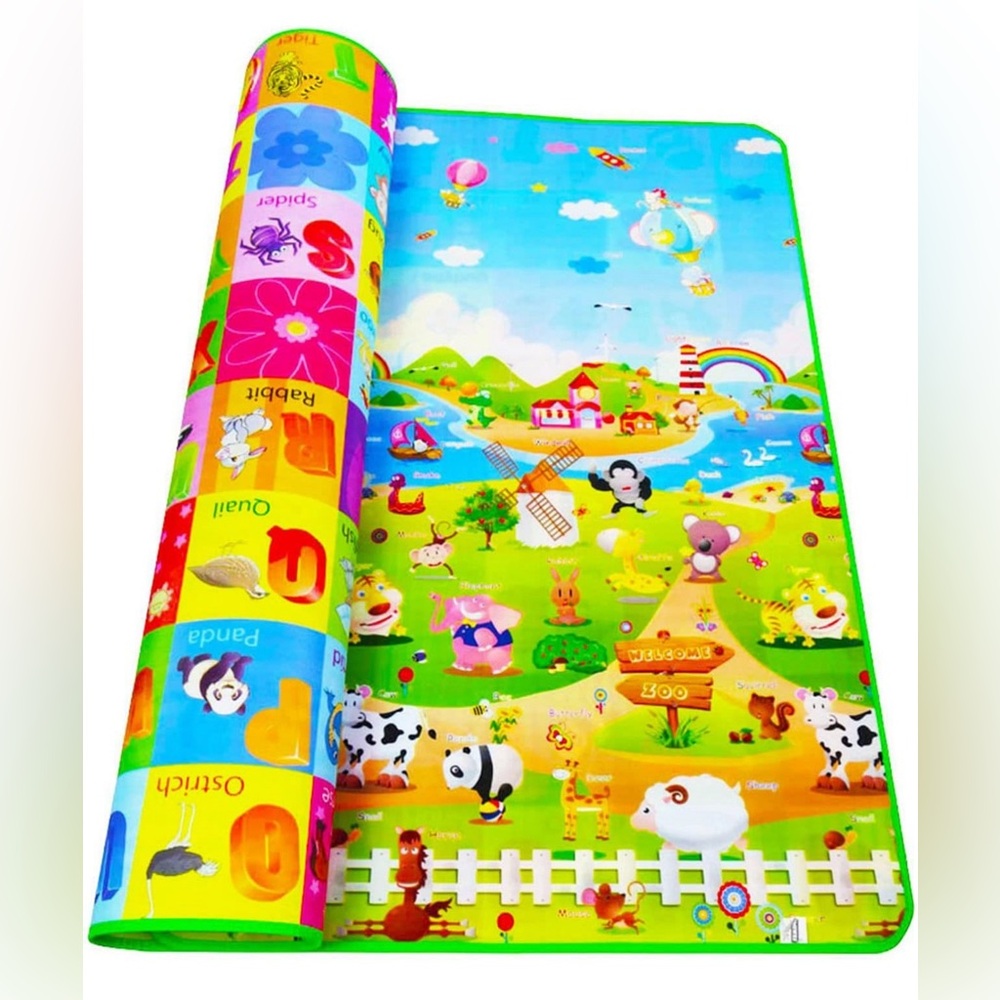 Baby crawling mat, double sided waterproof large